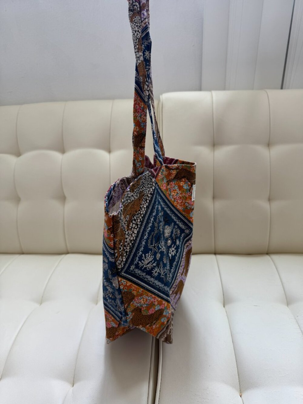 Sézane x Inouï Editions limited edition animal jaguar seashells cotton tote NWOT - Picture 3 of 7